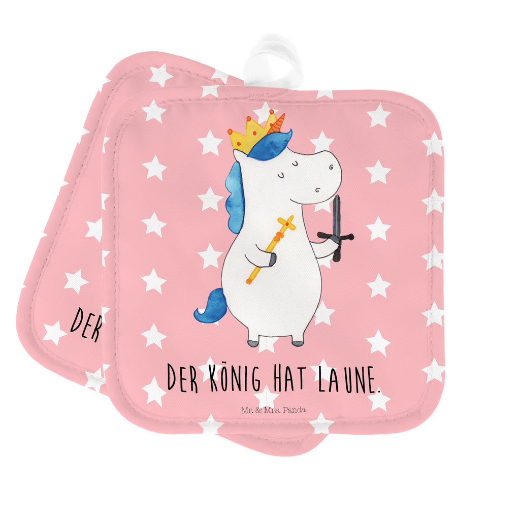 2er Set Topflappen  Einhorn König mit Schwert Topflappen, Topfuntersetzer, Ofenhandschuh, Topflappen Set, Topflappen lustig, Topflappen mit Spruch, Einhorn, Einhörner, Einhorn Deko, Pegasus, Unicorn, König, Ritter, Mittelalter