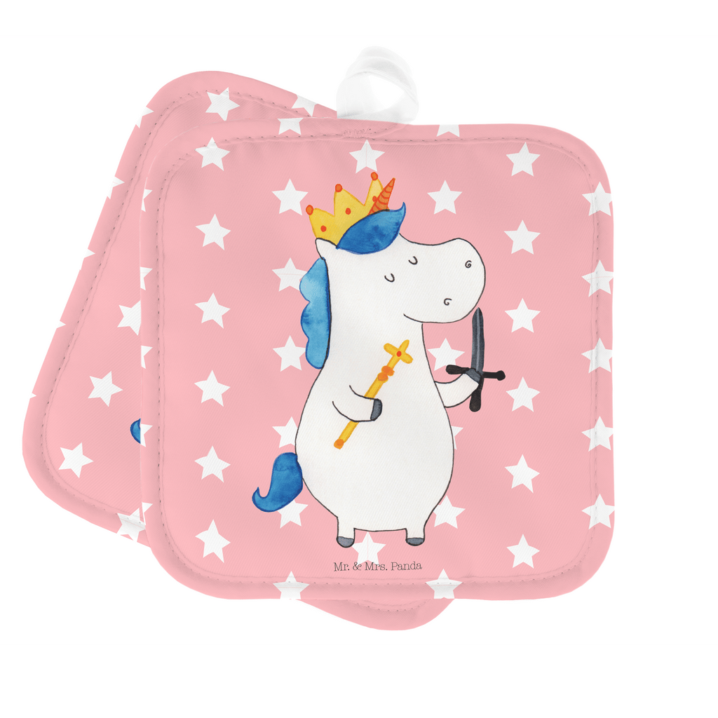 2er Set Topflappen  Einhorn König mit Schwert Topflappen, Topfuntersetzer, Ofenhandschuh, Topflappen Set, Topflappen lustig, Topflappen mit Spruch, Einhorn, Einhörner, Einhorn Deko, Pegasus, Unicorn, König, Ritter, Mittelalter