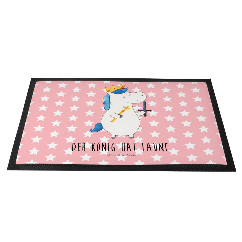 Fußmatte Einhorn König mit Schwert Einhörner, Unicorn, Einhorn, König, Ritter, Mittelalter Türvorleger, Schmutzmatte, Fußabtreter, Matte, Schmutzfänger, Fußabstreifer, Schmutzfangmatte, Türmatte, Motivfußmatte,  Haustürmatte, Vorleger  Einhorn, Einhörner, Einhorn Deko, Pegasus, Unicorn