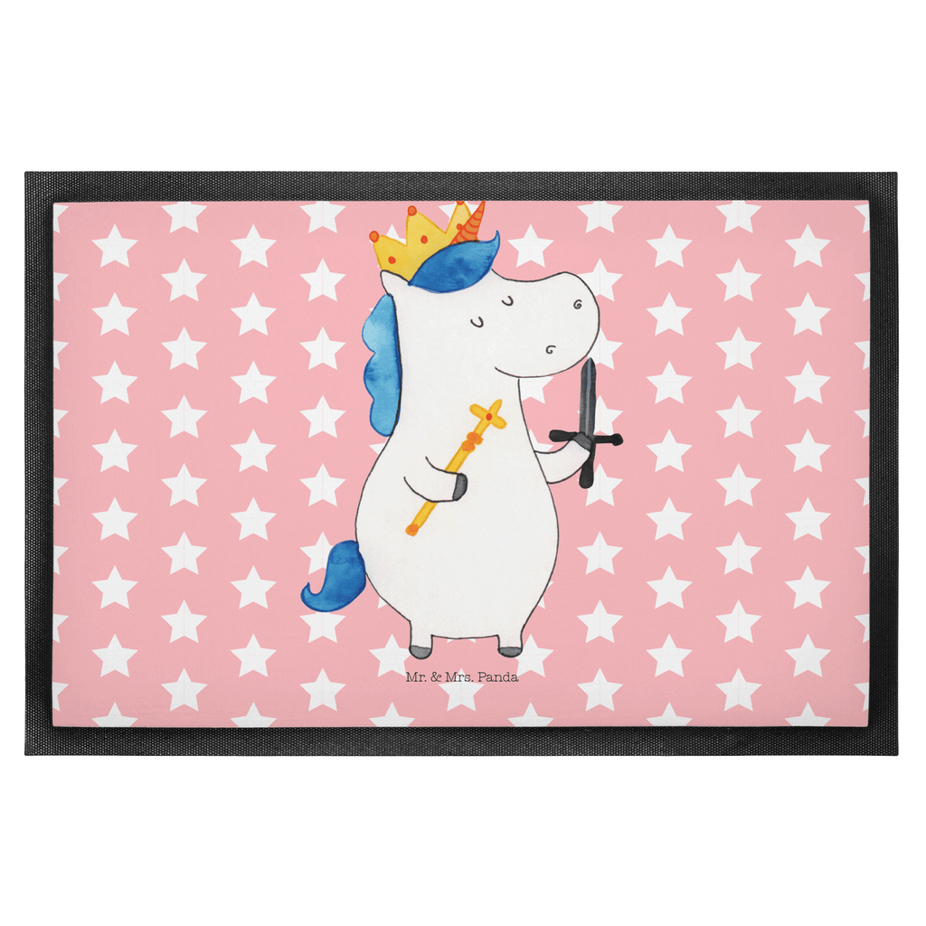 Fußmatte Einhorn König mit Schwert Einhörner, Unicorn, Einhorn, König, Ritter, Mittelalter Türvorleger, Schmutzmatte, Fußabtreter, Matte, Schmutzfänger, Fußabstreifer, Schmutzfangmatte, Türmatte, Motivfußmatte,  Haustürmatte, Vorleger  Einhorn, Einhörner, Einhorn Deko, Pegasus, Unicorn