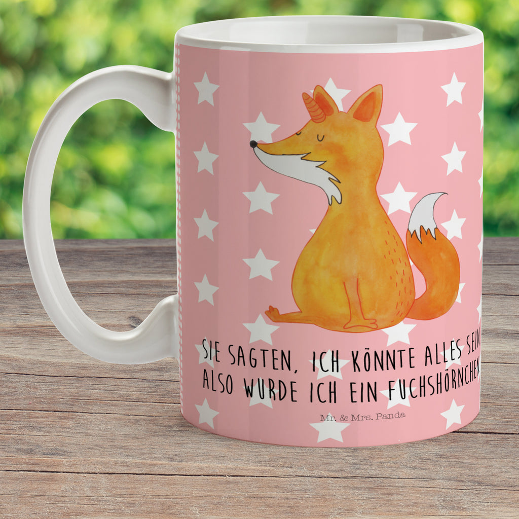 Kindertasse Fuchshörnchen Kunststoff Tasse, Kindergarten, Tasse, Trinkbecher, Camping Becher, Kaffeetasse, Kunststoffbecher, Kindergartenbecher, Outdoorgeschirr, Kunststoffgeschirr, Reisebecher, Reisetasse, Kinderbecher, Einhorn, Einhörner, Einhorn Deko, Pegasus, Unicorn, Fuchs, Unicorns, Fuchshörnchen, Fuchshorn, Foxycorn, Füchse