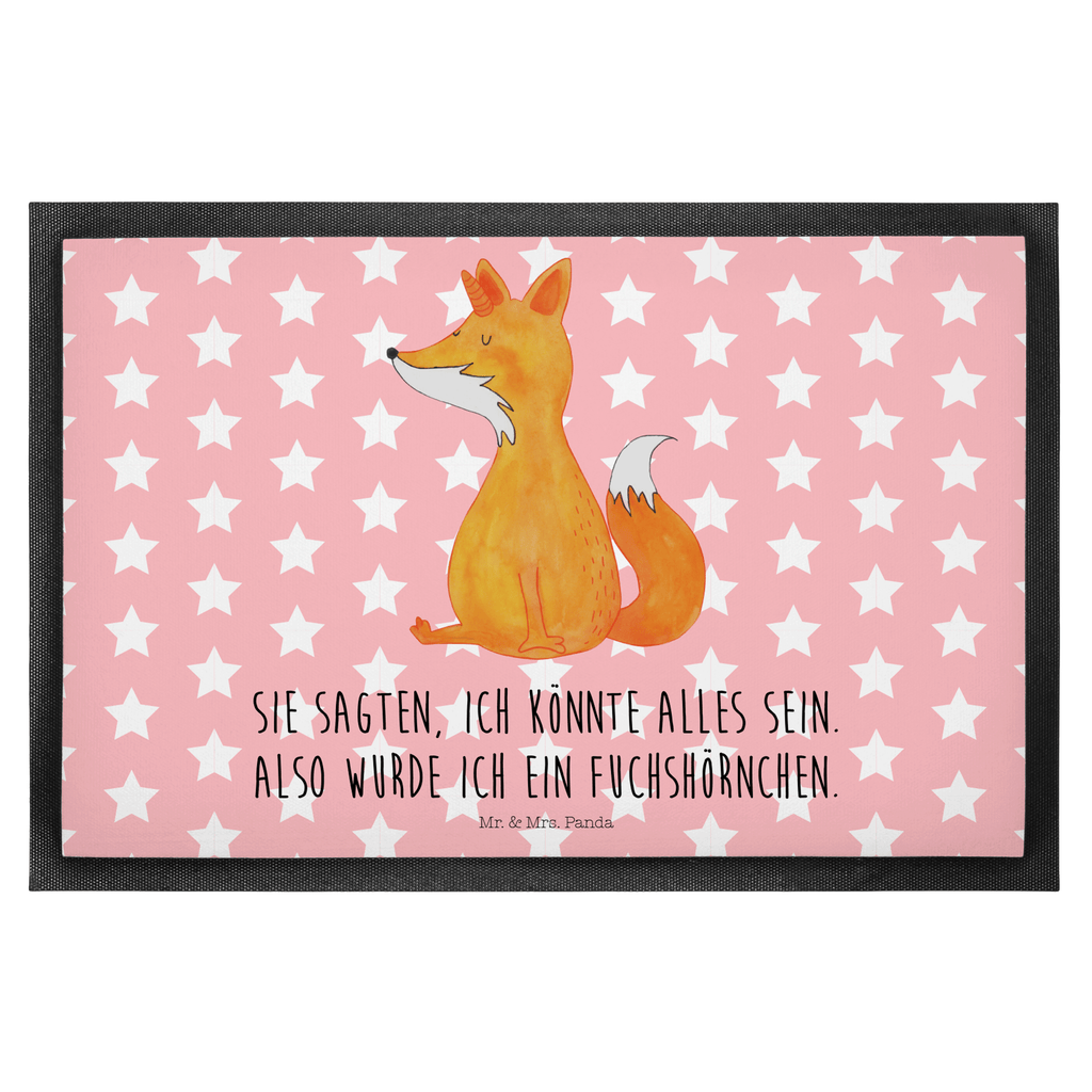 Fußmatte Fuchshörnchen Fuchs, Einhorn, Einhörner, Unicorns, Fuchshörnchen, Fuchshorn, Foxycorn, Füchse Türvorleger, Schmutzmatte, Fußabtreter, Matte, Schmutzfänger, Fußabstreifer, Schmutzfangmatte, Türmatte, Motivfußmatte,  Haustürmatte, Vorleger  Einhorn, Einhörner, Einhorn Deko, Pegasus, Unicorn