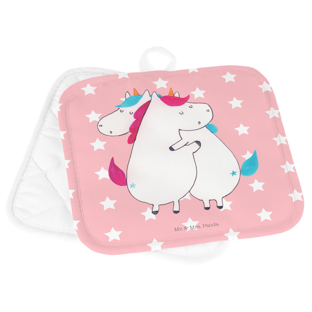2er Set Topflappen  Einhörner Umarmen Topflappen, Topfuntersetzer, Ofenhandschuh, Topflappen Set, Topflappen lustig, Topflappen mit Spruch, Einhorn, Einhörner, Einhorn Deko, Pegasus, Unicorn, Freundinnen, Freundin, BFF, Schwester, Schwestern, Familie, Geschwister, Sister, Liebe