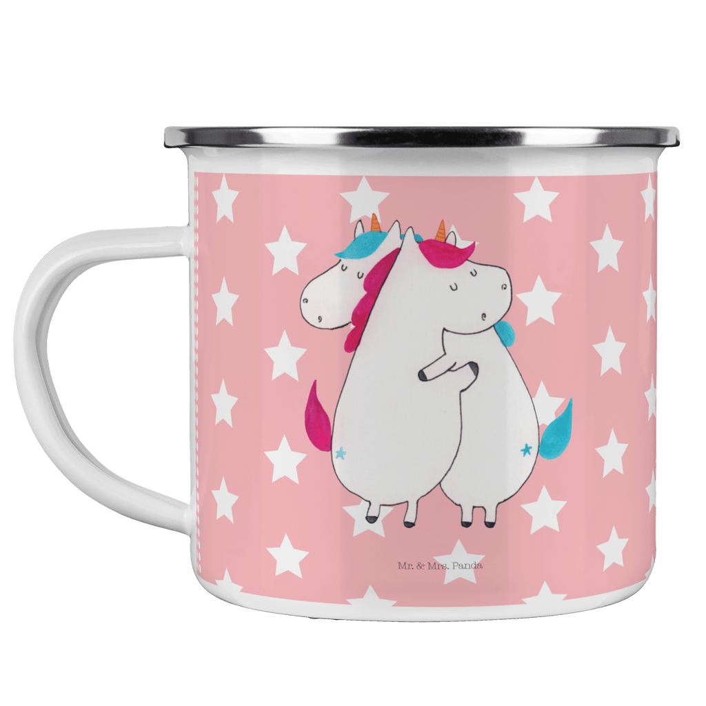 Camping Emaille Tasse Einhörner Umarmen Campingtasse, Trinkbecher, Metalltasse, Outdoor Tasse, Emaille Trinkbecher, Blechtasse Outdoor, Emaille Campingbecher, Edelstahl Trinkbecher, Metalltasse für Camping, Kaffee Blechtasse, Camping Tasse Metall, Einhorn, Einhörner, Einhorn Deko, Pegasus, Unicorn, Freundinnen, Freundin, BFF, Schwester, Schwestern, Familie, Geschwister, Sister, Liebe