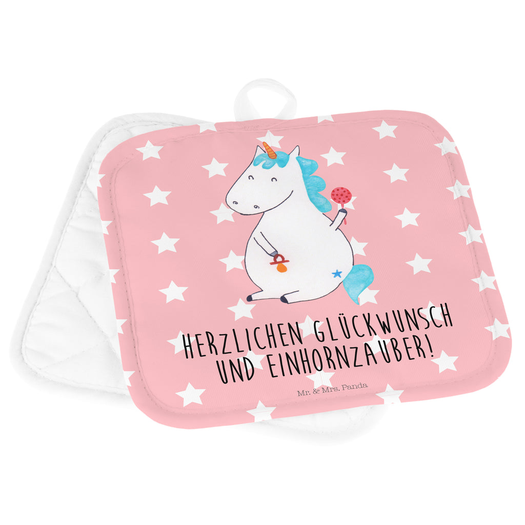 2er Set Topflappen  Einhorn Baby Topflappen, Topfuntersetzer, Ofenhandschuh, Topflappen Set, Topflappen lustig, Topflappen mit Spruch, Einhorn, Einhörner, Einhorn Deko, Pegasus, Unicorn, Mutter, Geburt, Geburtstag, erstes Kind, Baby, Babyglück, Nachwuchs, Eltern, Party, Kind, Schnuller