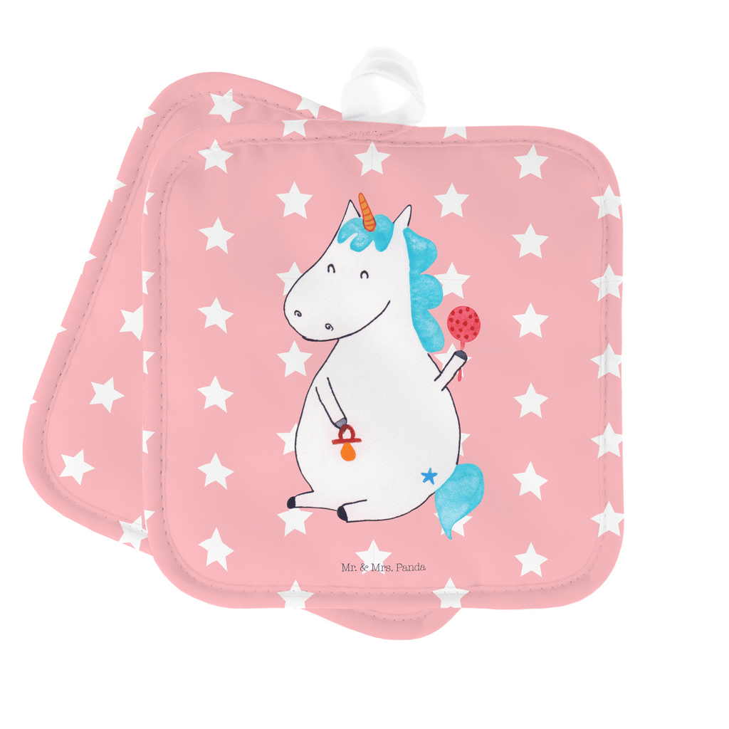 2er Set Topflappen  Einhorn Baby Topflappen, Topfuntersetzer, Ofenhandschuh, Topflappen Set, Topflappen lustig, Topflappen mit Spruch, Einhorn, Einhörner, Einhorn Deko, Pegasus, Unicorn, Mutter, Geburt, Geburtstag, erstes Kind, Baby, Babyglück, Nachwuchs, Eltern, Party, Kind, Schnuller