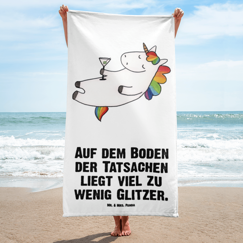XL Badehandtuch Einhorn Cocktail Handtuch, Badetuch, Duschtuch, Strandtuch, Saunatuch, Einhorn, Einhörner, Einhorn Deko, Pegasus, Unicorn, Party, Spaß, Feiern, Caipirinha, Rum, Cuba Libre, Sekt, Freundin, Geburtstag, lustig, witzig, Spruch, Glitzer