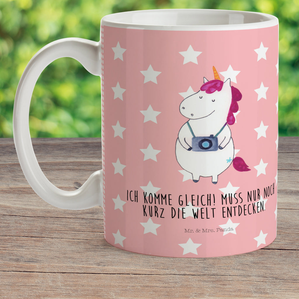 Kindertasse Einhorn Fotograf Kunststoff Tasse, Kindergarten, Tasse, Trinkbecher, Camping Becher, Kaffeetasse, Kunststoffbecher, Kindergartenbecher, Outdoorgeschirr, Kunststoffgeschirr, Reisebecher, Reisetasse, Kinderbecher, Einhorn, Einhörner, Einhorn Deko, Pegasus, Unicorn, Fotograf, Fotografie, Kamera, Reisen, Weltreise, Weltenbummler, Urlaub, Tourist, Kurztrip, Reise, Städtereise