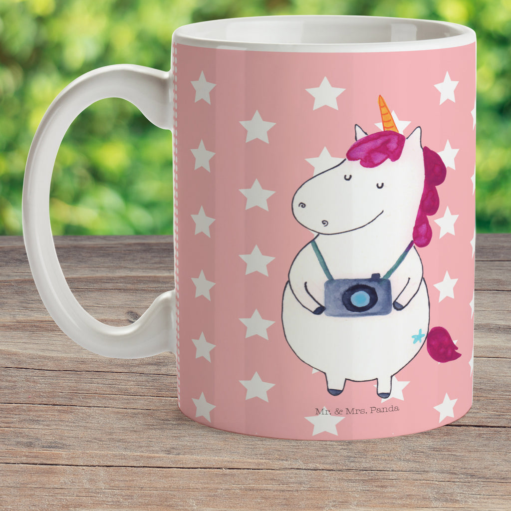 Kindertasse Einhorn Fotograf Kunststoff Tasse, Kindergarten, Tasse, Trinkbecher, Camping Becher, Kaffeetasse, Kunststoffbecher, Kindergartenbecher, Outdoorgeschirr, Kunststoffgeschirr, Reisebecher, Reisetasse, Kinderbecher, Einhorn, Einhörner, Einhorn Deko, Pegasus, Unicorn, Fotograf, Fotografie, Kamera, Reisen, Weltreise, Weltenbummler, Urlaub, Tourist, Kurztrip, Reise, Städtereise