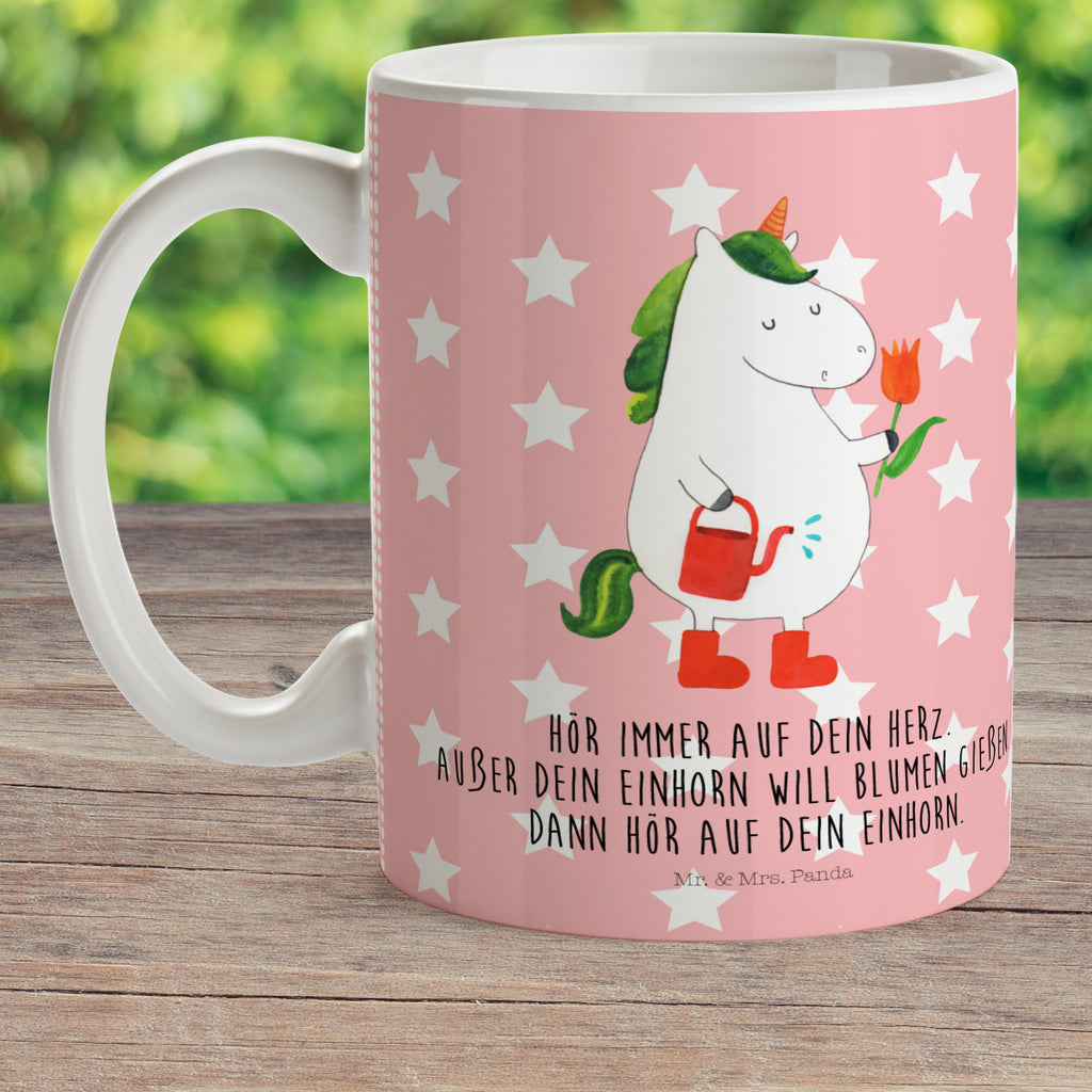 Kindertasse Einhorn Gärtner Kunststoff Tasse, Kindergarten, Tasse, Trinkbecher, Camping Becher, Kaffeetasse, Kunststoffbecher, Kindergartenbecher, Outdoorgeschirr, Kunststoffgeschirr, Reisebecher, Reisetasse, Kinderbecher, Einhorn, Einhörner, Einhorn Deko, Pegasus, Unicorn, Luftballon, Gießkanne, Giesskanne, Lebenslust, Freude, Blume, Freundin, Garten, Stiefel