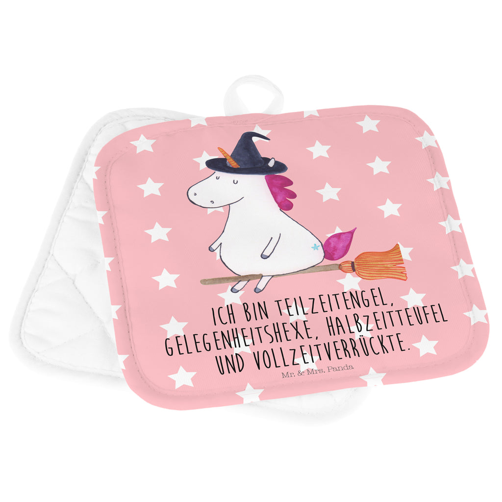 2er Set Topflappen  Einhorn Hexe Topflappen, Topfuntersetzer, Ofenhandschuh, Topflappen Set, Topflappen lustig, Topflappen mit Spruch, Einhorn, Einhörner, Einhorn Deko, Pegasus, Unicorn, Frau, Ehefrau, Hexe, Teufel, Engel, Verrückte, Freundin, Leben, Zicke