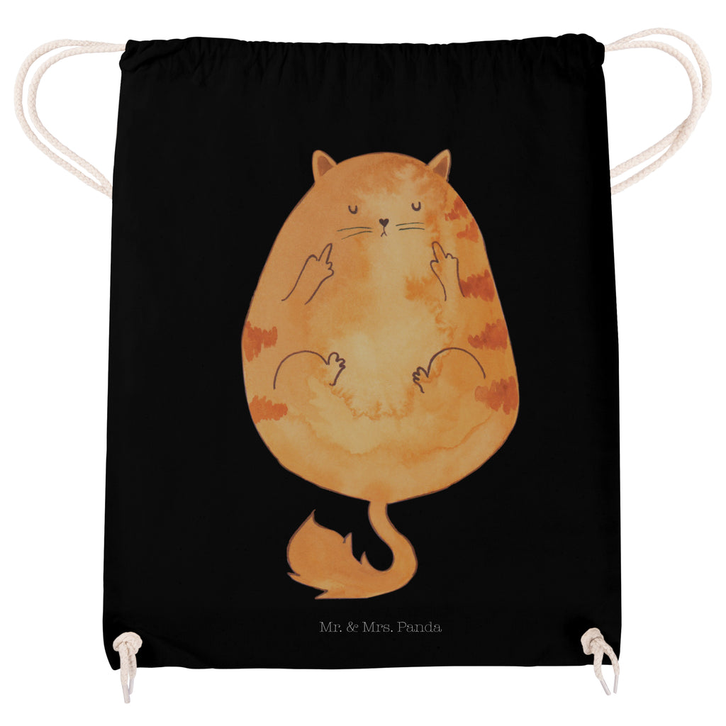 Sportbeutel Katze Mittelfinger Turnbeutel, Beutel, Sporttasche, Tasche, Stoffbeutel, Katze, Katzenmotiv, Katzenfan, Katzendeko, Katzenfreund, Katzenliebhaber, Katzenprodukte, Katzenartikel, Katzenaccessoires, Katzensouvenirs, Katzenliebhaberprodukte, Katzenmotive, Katzen, Kater, Mietze, Cat, Cats