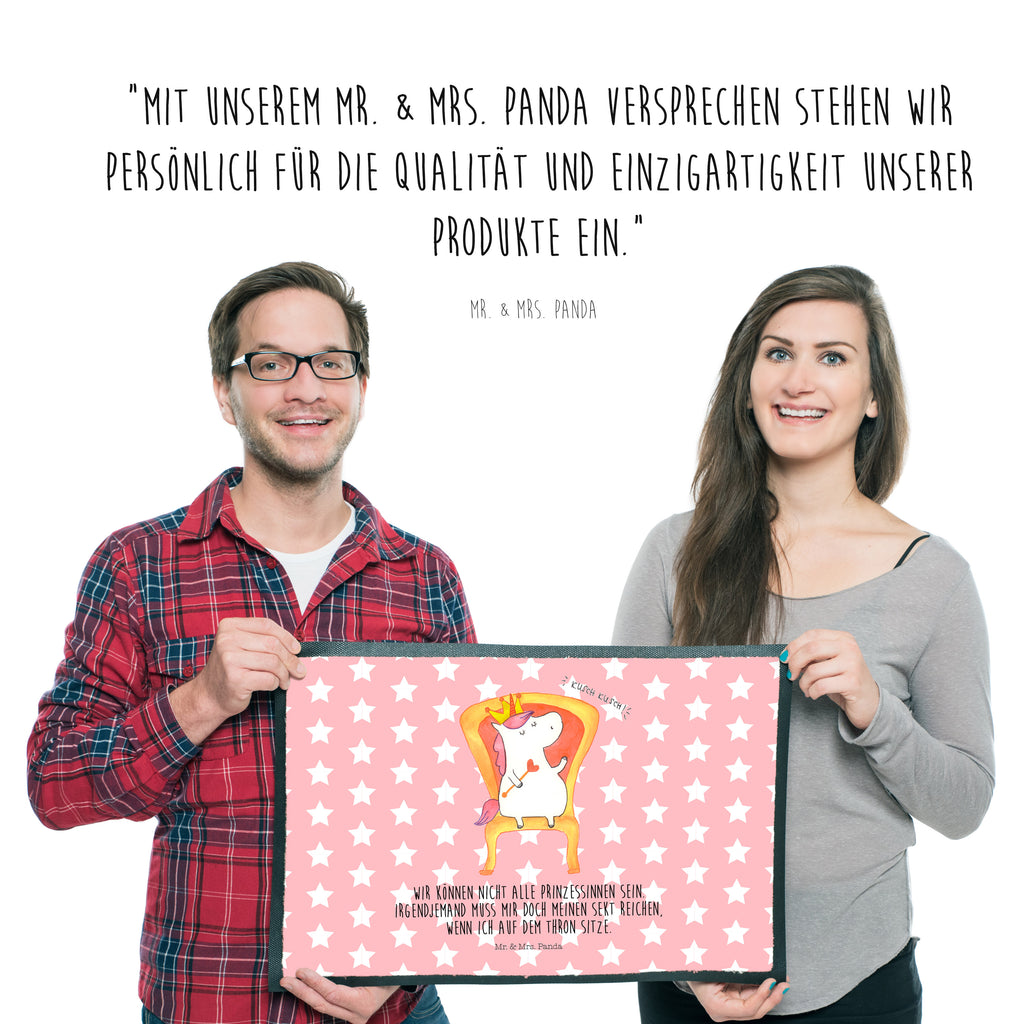 Fußmatte Einhorn König Einhorn, Unicorn, König, Präsident, Bundeskanzler, Herrscher, Kaiser, Prinzessin, Krone Türvorleger, Schmutzmatte, Fußabtreter, Matte, Schmutzfänger, Fußabstreifer, Schmutzfangmatte, Türmatte, Motivfußmatte,  Haustürmatte, Vorleger  Einhorn, Einhörner, Einhorn Deko, Pegasus, Unicorn