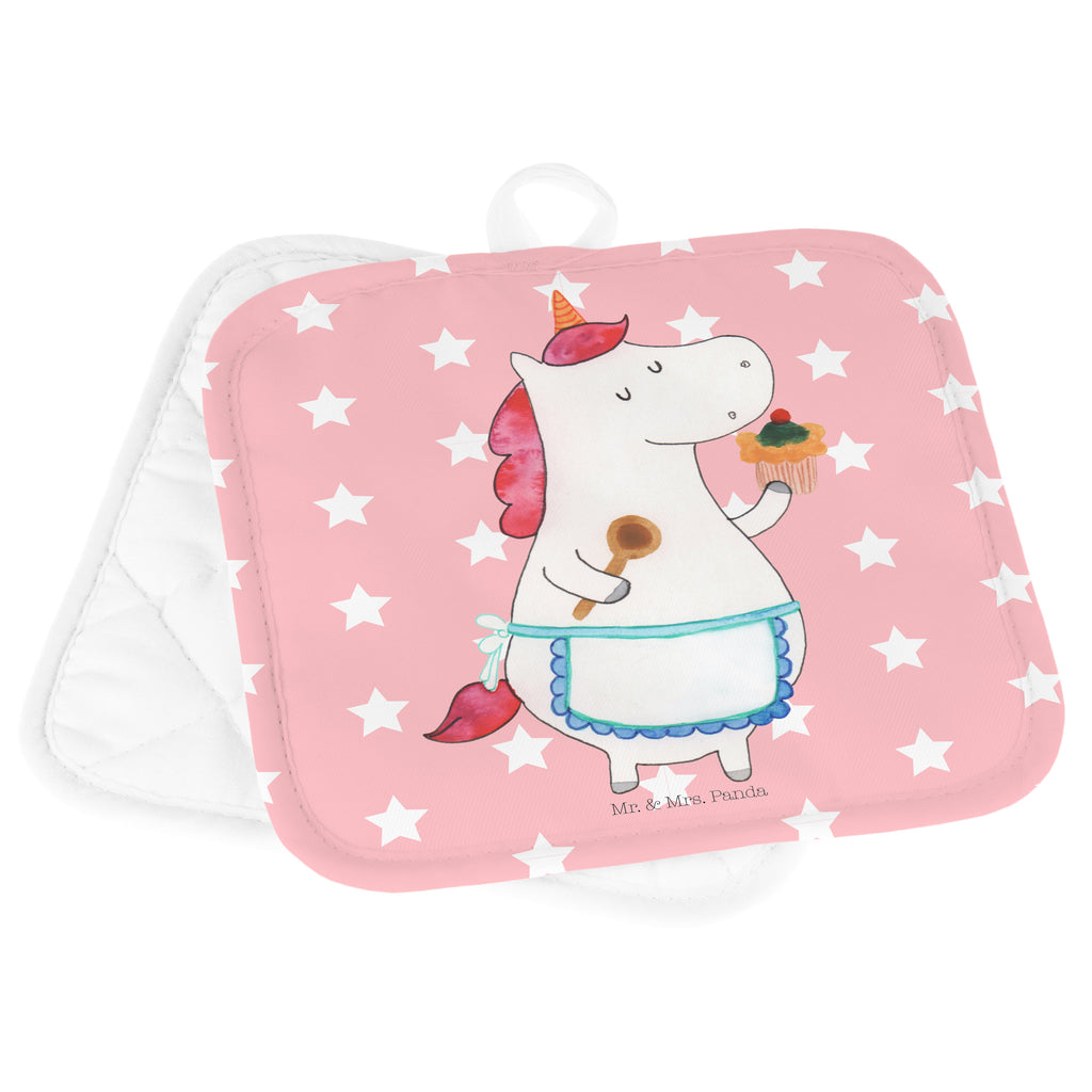 2er Set Topflappen  Einhorn Küchenfee Topflappen, Topfuntersetzer, Ofenhandschuh, Topflappen Set, Topflappen lustig, Topflappen mit Spruch, Einhorn, Einhörner, Einhorn Deko, Pegasus, Unicorn, backen, Muffin, Motivation, Träumer, träumen, Bäckerin, Hobbykoch, Koch, Torte, Kuchen