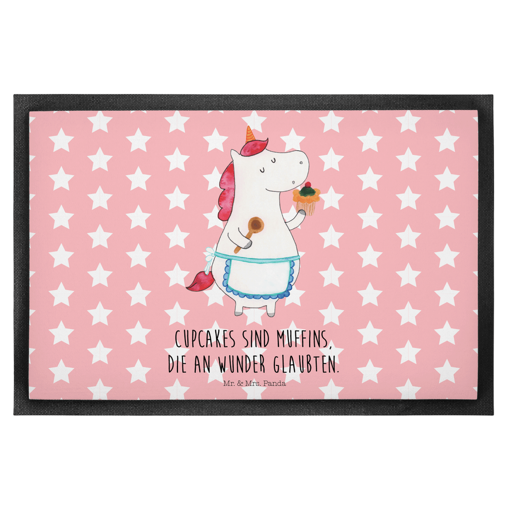 Fußmatte Einhorn Küchenfee Einhorn, Einhörner, Unicorn, backen, Muffin, Motivation, Träumer, träumen, Bäckerin, Hobbykoch, Koch, Torte, Kuchen Türvorleger, Schmutzmatte, Fußabtreter, Matte, Schmutzfänger, Fußabstreifer, Schmutzfangmatte, Türmatte, Motivfußmatte,  Haustürmatte, Vorleger  Einhorn, Einhörner, Einhorn Deko, Pegasus, Unicorn