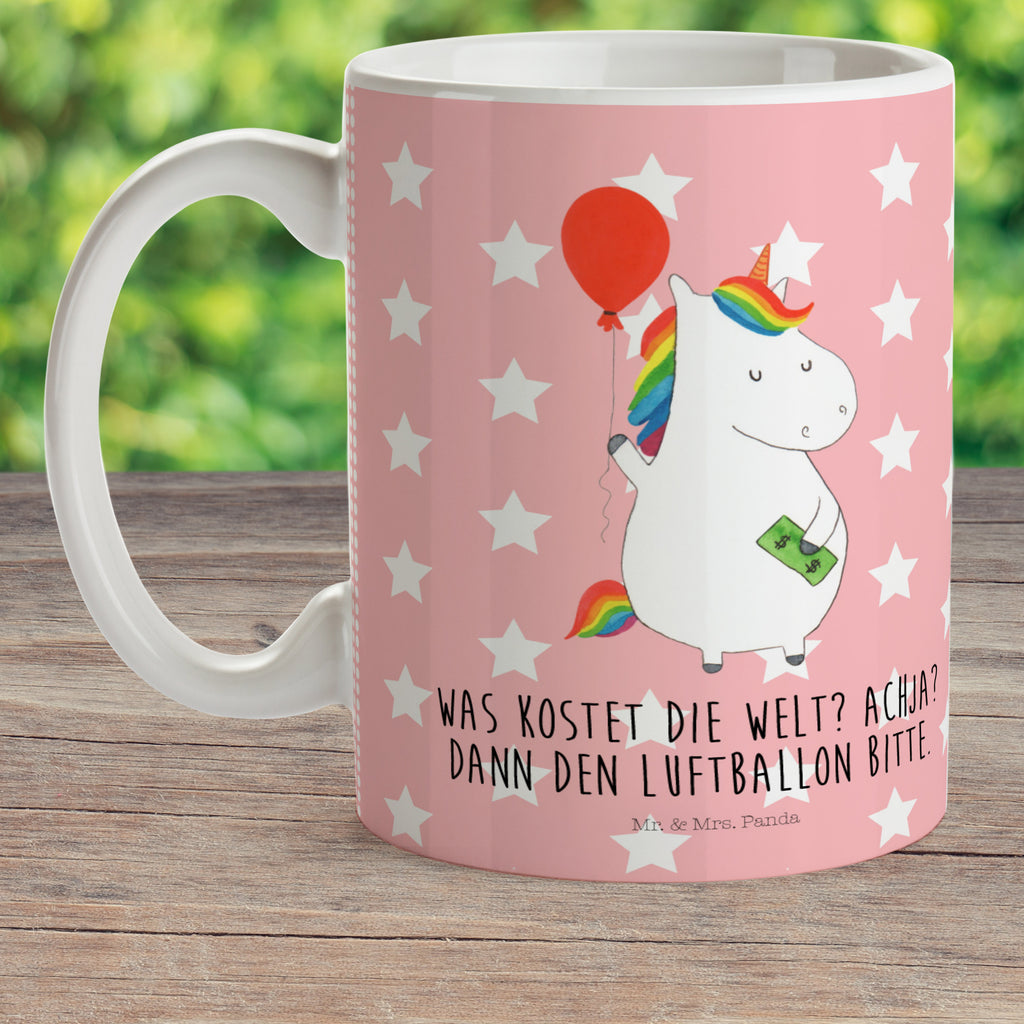 Kindertasse Einhorn Luftballon Kunststoff Tasse, Kindergarten, Tasse, Trinkbecher, Camping Becher, Kaffeetasse, Kunststoffbecher, Kindergartenbecher, Outdoorgeschirr, Kunststoffgeschirr, Reisebecher, Reisetasse, Kinderbecher, Einhorn, Einhörner, Einhorn Deko, Pegasus, Unicorn, Luftballon, Geld, Lebenslust, Freude, Geschenk, Freundin