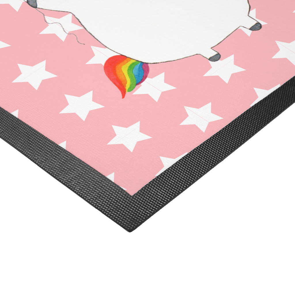Fußmatte Einhorn Luftballon Einhorn, Einhörner, Unicorn, Luftballon, Geld, Lebenslust, Freude, Geschenk, Freundin	 Türvorleger, Schmutzmatte, Fußabtreter, Matte, Schmutzfänger, Fußabstreifer, Schmutzfangmatte, Türmatte, Motivfußmatte,  Haustürmatte, Vorleger  Einhorn, Einhörner, Einhorn Deko, Pegasus, Unicorn