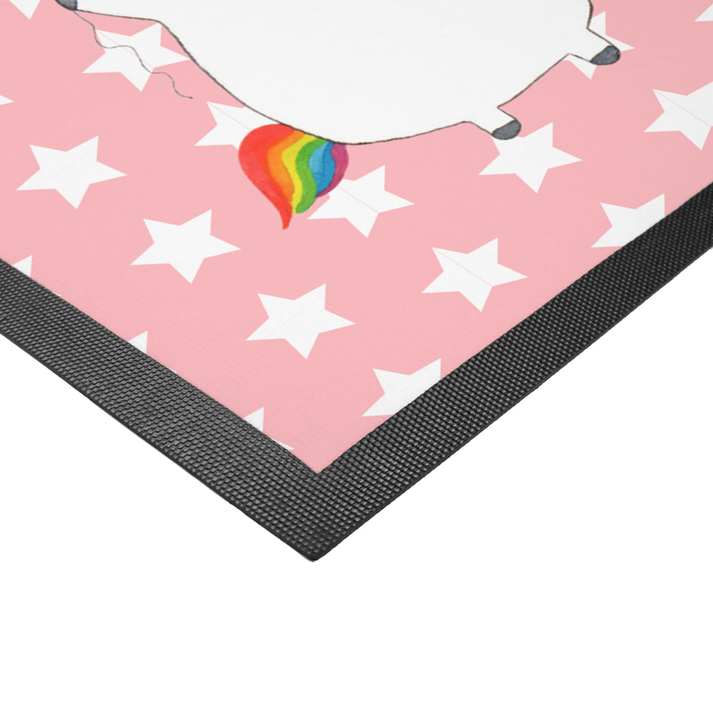 Fußmatte Einhorn Luftballon Einhorn, Einhörner, Unicorn, Luftballon, Geld, Lebenslust, Freude, Geschenk, Freundin	 Türvorleger, Schmutzmatte, Fußabtreter, Matte, Schmutzfänger, Fußabstreifer, Schmutzfangmatte, Türmatte, Motivfußmatte,  Haustürmatte, Vorleger  Einhorn, Einhörner, Einhorn Deko, Pegasus, Unicorn