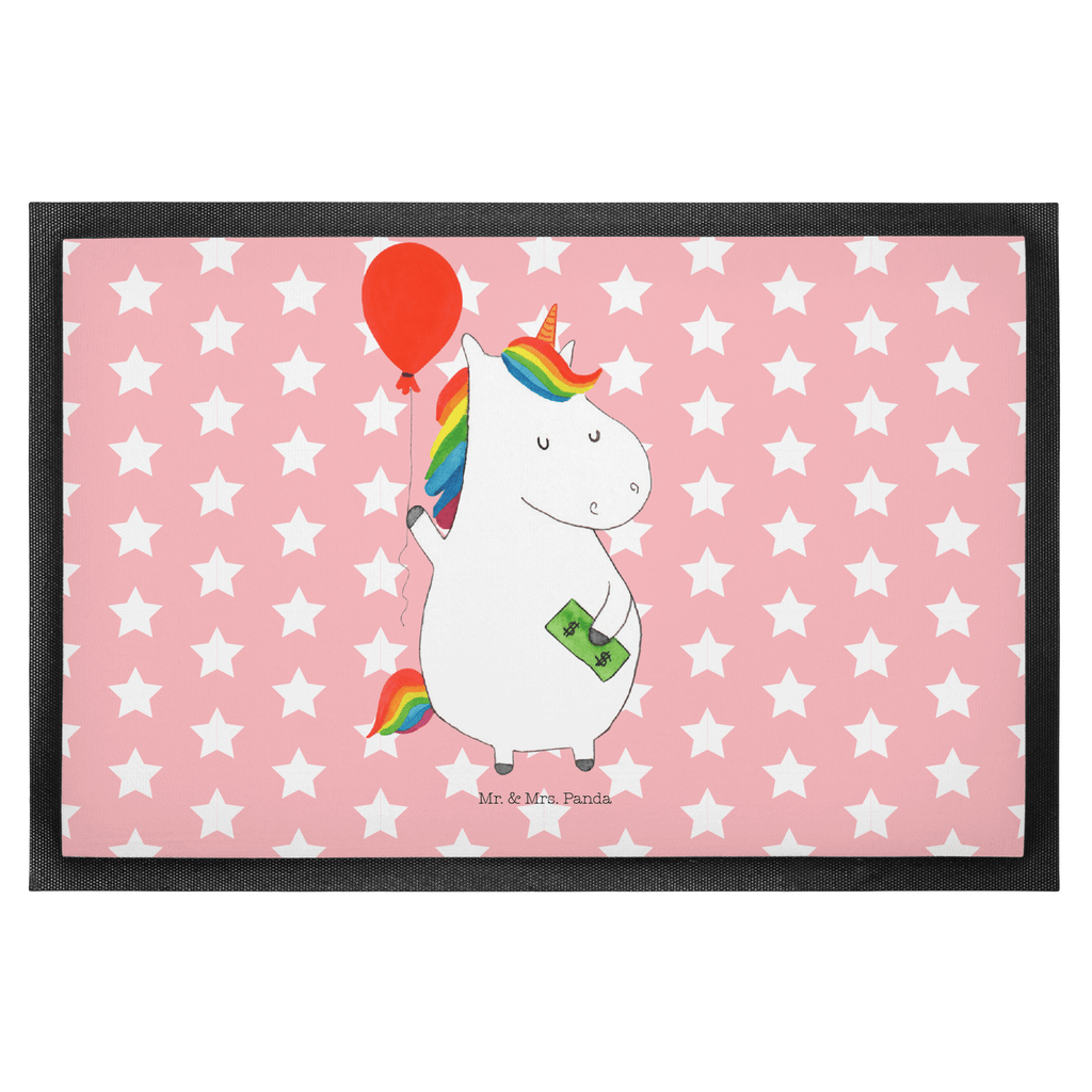 Fußmatte Einhorn Luftballon Einhorn, Einhörner, Unicorn, Luftballon, Geld, Lebenslust, Freude, Geschenk, Freundin	 Türvorleger, Schmutzmatte, Fußabtreter, Matte, Schmutzfänger, Fußabstreifer, Schmutzfangmatte, Türmatte, Motivfußmatte,  Haustürmatte, Vorleger  Einhorn, Einhörner, Einhorn Deko, Pegasus, Unicorn