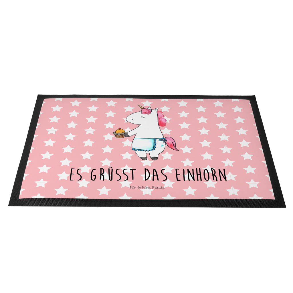 Fußmatte Einhorn Muffin Einhorn, Unicorn, Geburtstag, Backen, Muffin, Kekse, Geburtstagsgrüße, Glückwünsche, Liebesgrüße, Einhorn, Grüße,  Türvorleger, Schmutzmatte, Fußabtreter, Matte, Schmutzfänger, Fußabstreifer, Schmutzfangmatte, Türmatte, Motivfußmatte,  Haustürmatte, Vorleger  Einhorn, Einhörner, Einhorn Deko, Pegasus, Unicorn