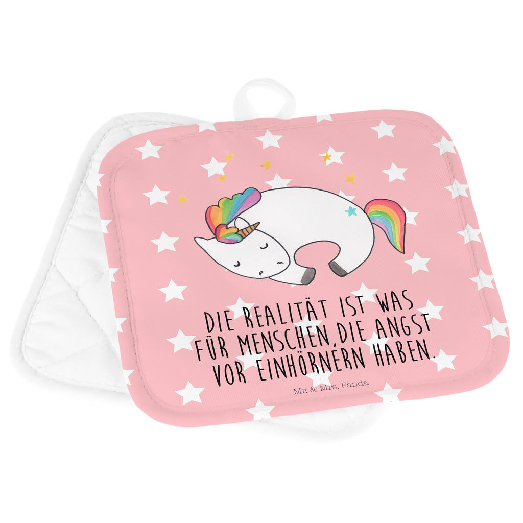 2er Set Topflappen  Einhorn Nacht Topflappen, Topfuntersetzer, Ofenhandschuh, Topflappen Set, Topflappen lustig, Topflappen mit Spruch, Einhorn, Einhörner, Einhorn Deko, Pegasus, Unicorn, Träume, Traum, unicorn, Realität, Menschen, Geschenk, Ruhe, Freundin
