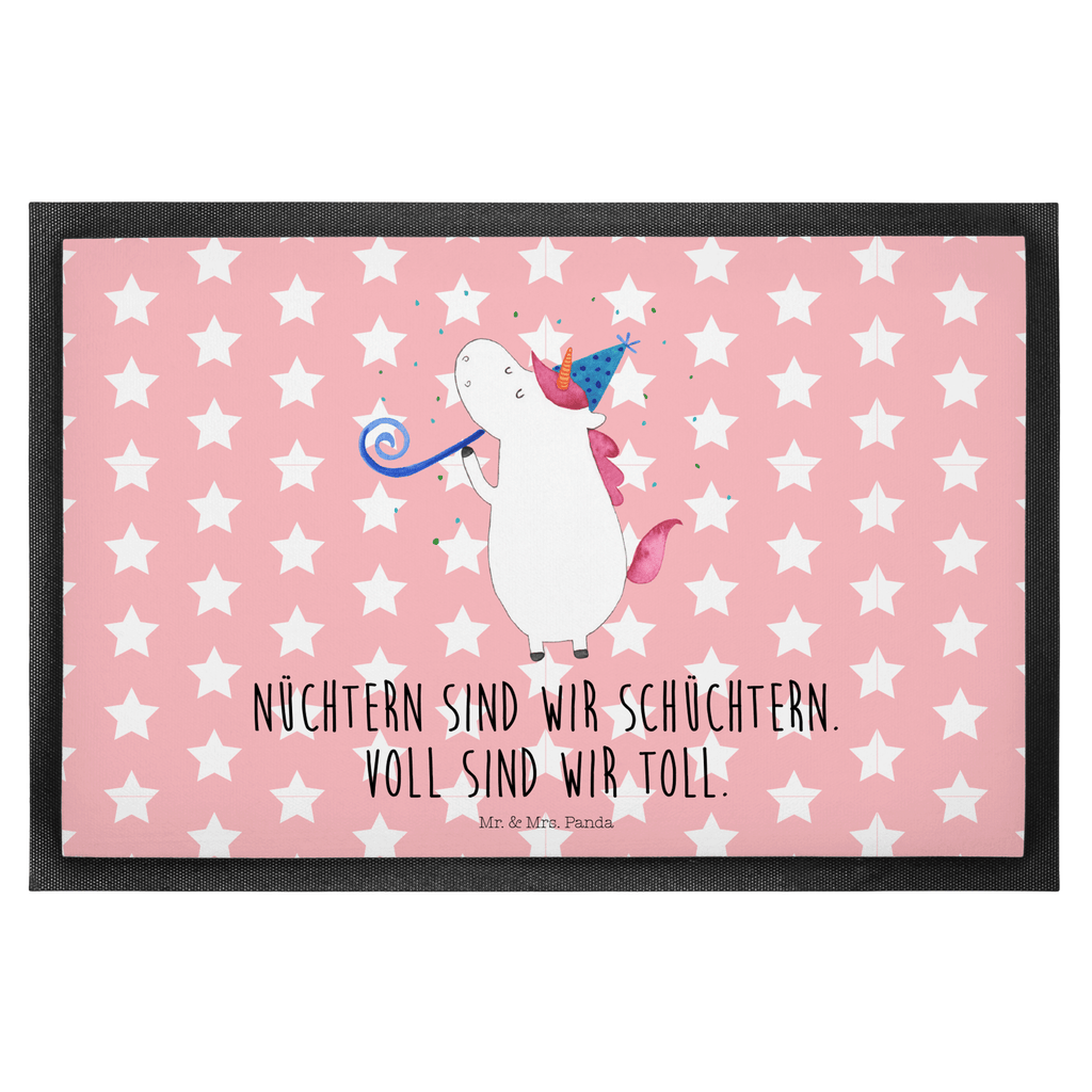 Fußmatte Einhorn Party Einhörner, Unicorn, Einhorn, Glitzer, Konfetti, Party, Geburtstag, Feier, Fest, Alkohol, Disco, Club Türvorleger, Schmutzmatte, Fußabtreter, Matte, Schmutzfänger, Fußabstreifer, Schmutzfangmatte, Türmatte, Motivfußmatte,  Haustürmatte, Vorleger  Einhorn, Einhörner, Einhorn Deko, Pegasus, Unicorn