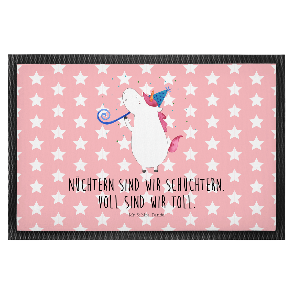 Fußmatte Einhorn Party Einhörner, Unicorn, Einhorn, Glitzer, Konfetti, Party, Geburtstag, Feier, Fest, Alkohol, Disco, Club Türvorleger, Schmutzmatte, Fußabtreter, Matte, Schmutzfänger, Fußabstreifer, Schmutzfangmatte, Türmatte, Motivfußmatte,  Haustürmatte, Vorleger  Einhorn, Einhörner, Einhorn Deko, Pegasus, Unicorn