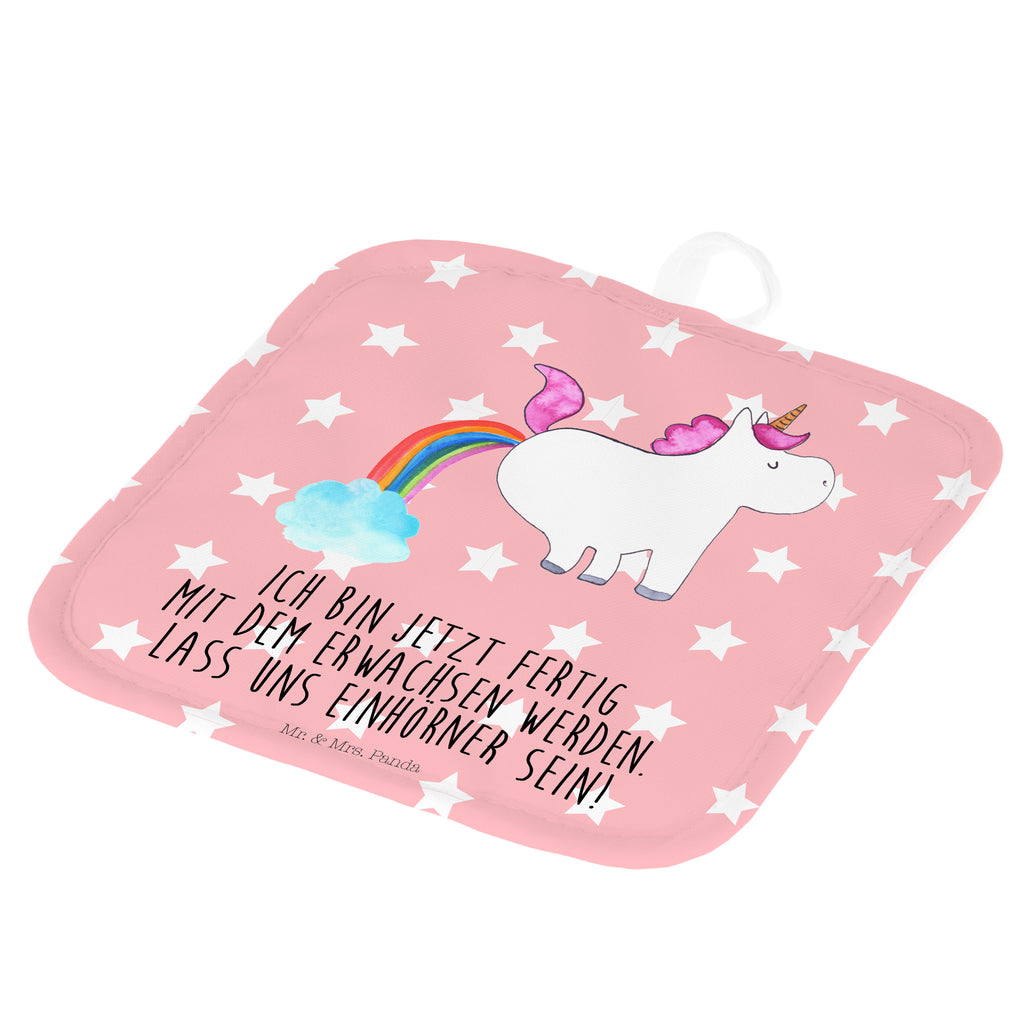 2er Set Topflappen  Einhorn Pupsend Topflappen, Topfuntersetzer, Ofenhandschuh, Topflappen Set, Topflappen lustig, Topflappen mit Spruch, Einhorn, Einhörner, Einhorn Deko, Pegasus, Unicorn, Pups, Regenbogen, Glitzer, Einhornpower, Erwachsenwerden, Spaß, lustig, Freundin