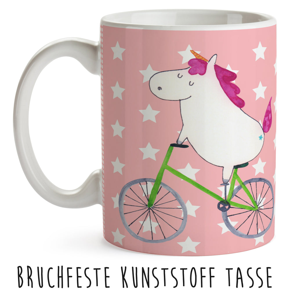 Kindertasse Einhorn Radfahrer Kunststoff Tasse, Kindergarten, Tasse, Trinkbecher, Camping Becher, Kaffeetasse, Kunststoffbecher, Kindergartenbecher, Outdoorgeschirr, Kunststoffgeschirr, Reisebecher, Reisetasse, Kinderbecher, Einhorn, Einhörner, Einhorn Deko, Pegasus, Unicorn, Radfahren, Radfahrer, Rad, Bike, Feenstaub, Konfetti, Luxusproblem, Kummer, Liebeskummer