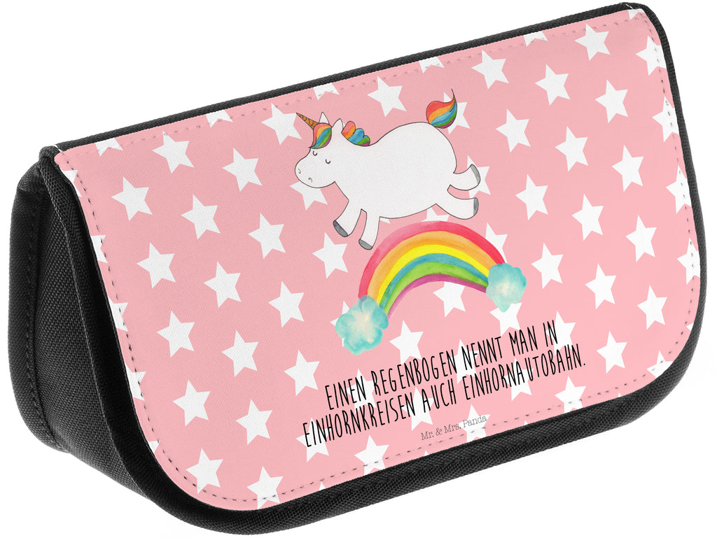 Kosmetiktasche Einhorn Regenbogen Kosmetikbeutel, Kulturtasche, Kulturbeutel, Schminktasche, Make-Up Tasche, Einhorn, Einhörner, Einhorn Deko, Pegasus, Unicorn, Regenbogen, Glitzer, Einhornpower, Erwachsenwerden, Einhornautobahn
