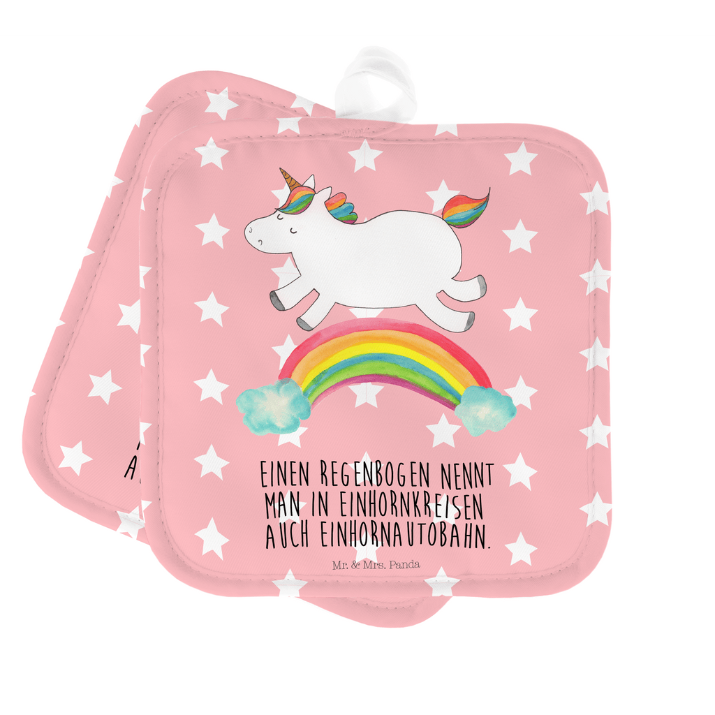 2er Set Topflappen  Einhorn Regenbogen Topflappen, Topfuntersetzer, Ofenhandschuh, Topflappen Set, Topflappen lustig, Topflappen mit Spruch, Einhorn, Einhörner, Einhorn Deko, Pegasus, Unicorn, Regenbogen, Glitzer, Einhornpower, Erwachsenwerden, Einhornautobahn