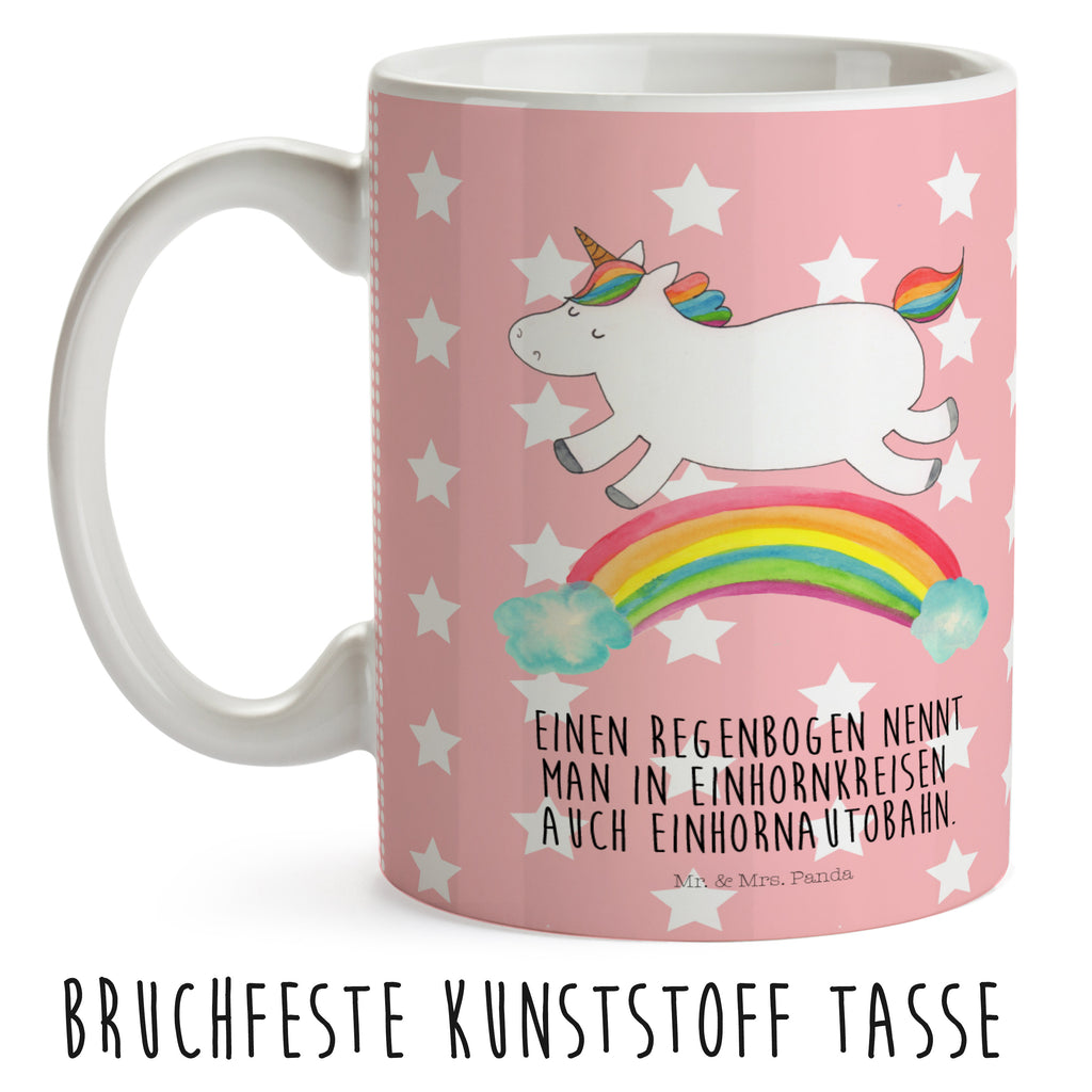 Kindertasse Einhorn Regenbogen Kunststoff Tasse, Kindergarten, Tasse, Trinkbecher, Camping Becher, Kaffeetasse, Kunststoffbecher, Kindergartenbecher, Outdoorgeschirr, Kunststoffgeschirr, Reisebecher, Reisetasse, Kinderbecher, Einhorn, Einhörner, Einhorn Deko, Pegasus, Unicorn, Regenbogen, Glitzer, Einhornpower, Erwachsenwerden, Einhornautobahn