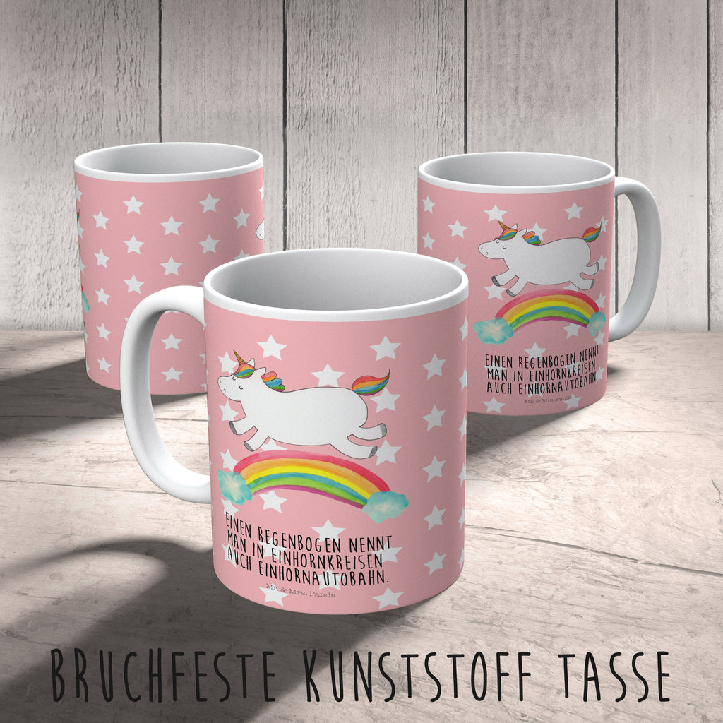 Kindertasse Einhorn Regenbogen Kunststoff Tasse, Kindergarten, Tasse, Trinkbecher, Camping Becher, Kaffeetasse, Kunststoffbecher, Kindergartenbecher, Outdoorgeschirr, Kunststoffgeschirr, Reisebecher, Reisetasse, Kinderbecher, Einhorn, Einhörner, Einhorn Deko, Pegasus, Unicorn, Regenbogen, Glitzer, Einhornpower, Erwachsenwerden, Einhornautobahn