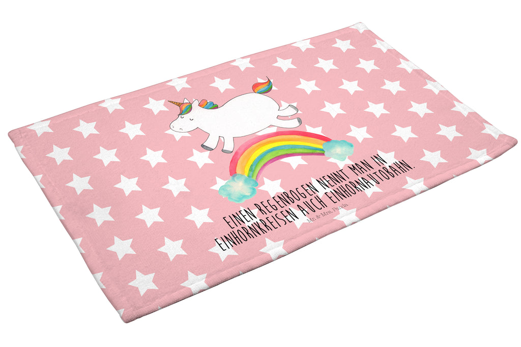 Gäste Handtuch Einhorn Regenbogen Gästetuch, Reisehandtuch, Sport Handtuch, Frottier, Kinder Handtuch, Einhorn, Einhörner, Einhorn Deko, Pegasus, Unicorn, Regenbogen, Glitzer, Einhornpower, Erwachsenwerden, Einhornautobahn