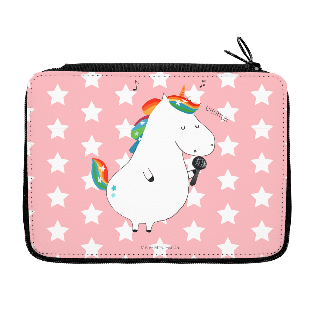 Federmappe Einhorn Sänger Federmappe, Stiftetasche, Stifte Etui, Schule, Einschulung, Geschenk, Kind, Schüler, Schülerin, Stifterolle, Federmäppchen, Motiv, Grundschule, Federmäppchen bedruckt, Büro Stifte Etui, Bestückte Federmappe, Kinder Federmappe, Federmappe Einschulung, Einhorn, Einhörner, Einhorn Deko, Pegasus, Unicorn, Glitzer, Konfetti, Party, Geburtstag, Feier, Fest, Disco, Sängerin, Sänger, Freundin
