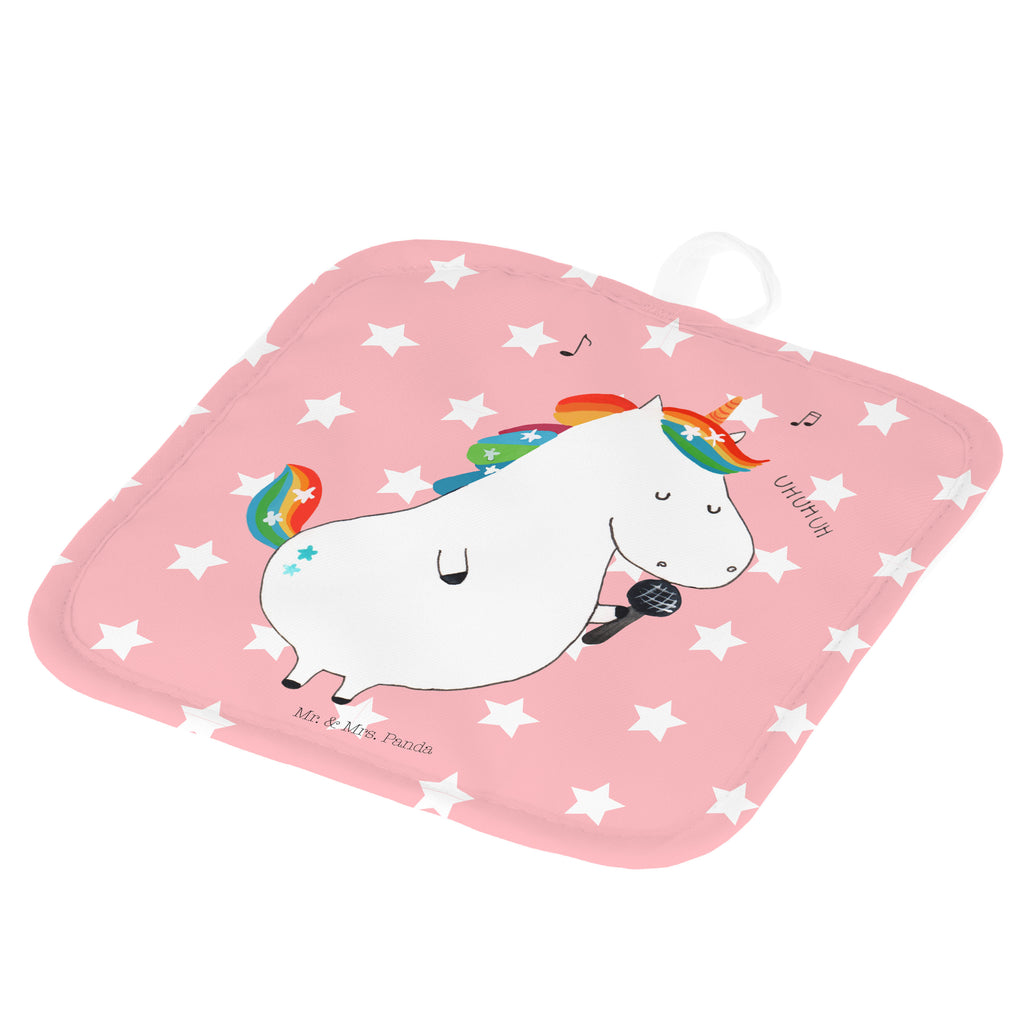 2er Set Topflappen  Einhorn Sänger Topflappen, Topfuntersetzer, Ofenhandschuh, Topflappen Set, Topflappen lustig, Topflappen mit Spruch, Einhorn, Einhörner, Einhorn Deko, Pegasus, Unicorn, Glitzer, Konfetti, Party, Geburtstag, Feier, Fest, Disco, Sängerin, Sänger, Freundin