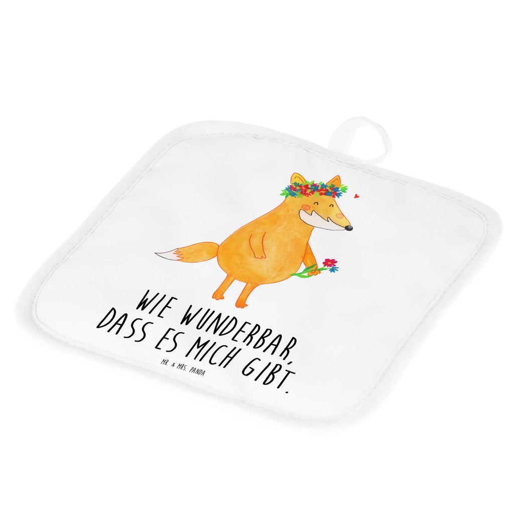 2er Set Topflappen  Fuchs Blumenliebe Topflappen, Topfuntersetzer, Ofenhandschuh, Topflappen Set, Topflappen lustig, Topflappen mit Spruch, Fuchs, Füchse, Fox, Liebe, Freundin, Fuchsmädchen, Blumenmädchen, Freundinnen, Liebesbeweis, Blume, Blumen, Motivation, Freude, ich, mich, Selbstliebe