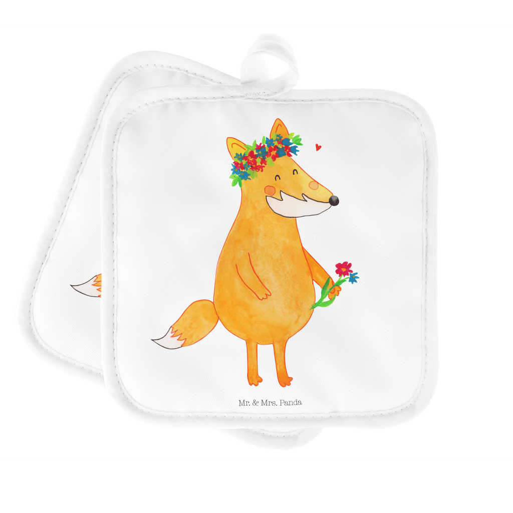 2er Set Topflappen  Fuchs Blumenliebe Topflappen, Topfuntersetzer, Ofenhandschuh, Topflappen Set, Topflappen lustig, Topflappen mit Spruch, Fuchs, Füchse, Fox, Liebe, Freundin, Fuchsmädchen, Blumenmädchen, Freundinnen, Liebesbeweis, Blume, Blumen, Motivation, Freude, ich, mich, Selbstliebe