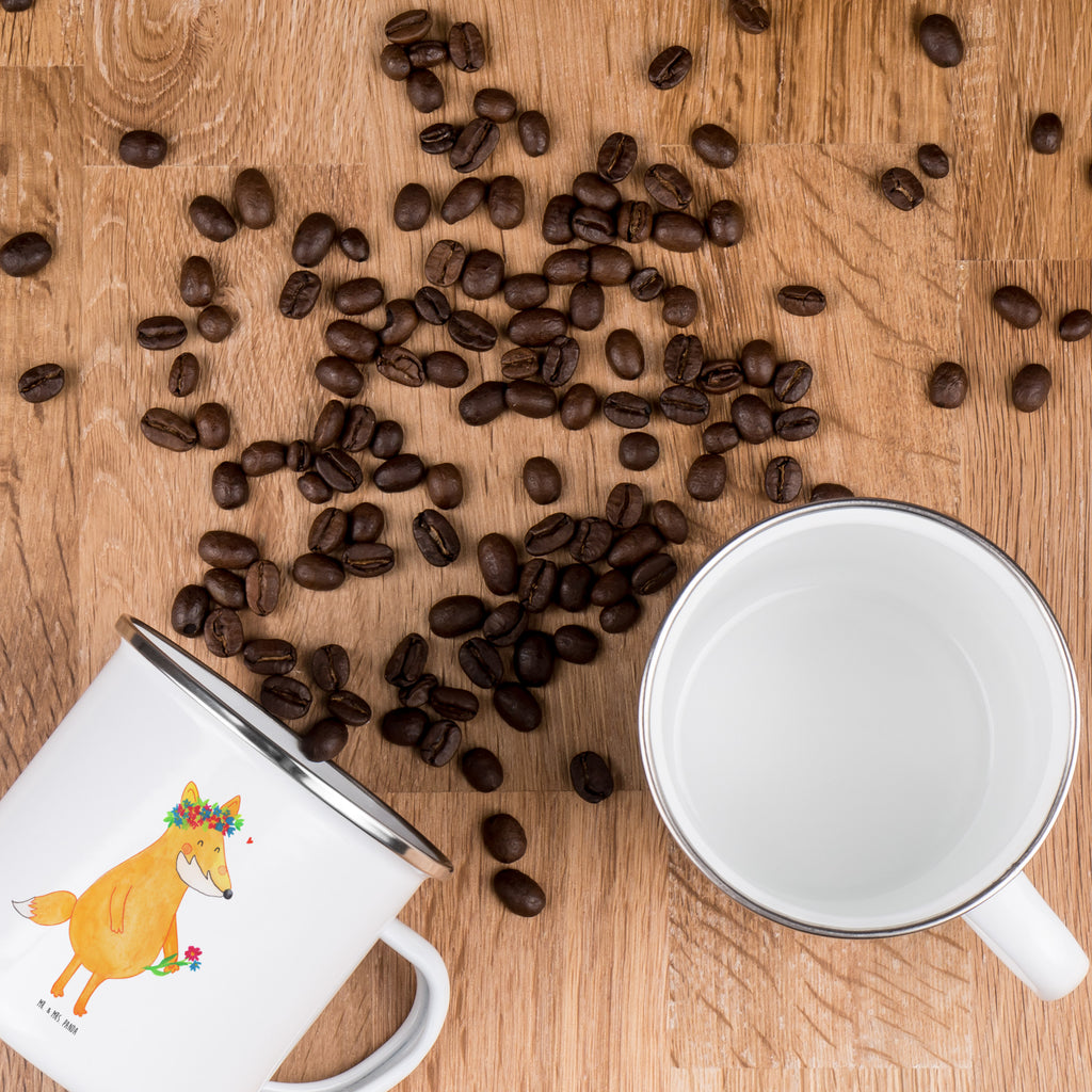 Camping Emaille Tasse Fuchs Blumenliebe Campingtasse, Trinkbecher, Metalltasse, Outdoor Tasse, Emaille Trinkbecher, Blechtasse Outdoor, Emaille Campingbecher, Edelstahl Trinkbecher, Metalltasse für Camping, Kaffee Blechtasse, Camping Tasse Metall, Fuchs, Füchse, Fox, Liebe, Freundin, Fuchsmädchen, Blumenmädchen, Freundinnen, Liebesbeweis, Blume, Blumen, Motivation, Freude, ich, mich, Selbstliebe