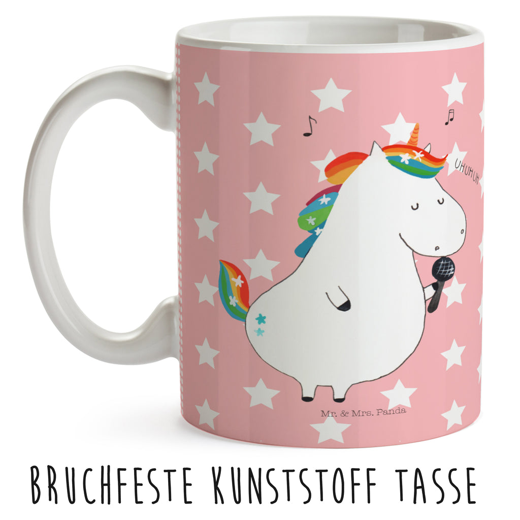 Kindertasse Einhorn Sänger Kunststoff Tasse, Kindergarten, Tasse, Trinkbecher, Camping Becher, Kaffeetasse, Kunststoffbecher, Kindergartenbecher, Outdoorgeschirr, Kunststoffgeschirr, Reisebecher, Reisetasse, Kinderbecher, Einhorn, Einhörner, Einhorn Deko, Pegasus, Unicorn, Glitzer, Konfetti, Party, Geburtstag, Feier, Fest, Disco, Sängerin, Sänger, Freundin