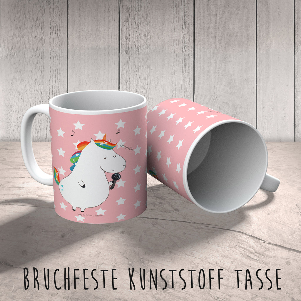 Kindertasse Einhorn Sänger Kunststoff Tasse, Kindergarten, Tasse, Trinkbecher, Camping Becher, Kaffeetasse, Kunststoffbecher, Kindergartenbecher, Outdoorgeschirr, Kunststoffgeschirr, Reisebecher, Reisetasse, Kinderbecher, Einhorn, Einhörner, Einhorn Deko, Pegasus, Unicorn, Glitzer, Konfetti, Party, Geburtstag, Feier, Fest, Disco, Sängerin, Sänger, Freundin