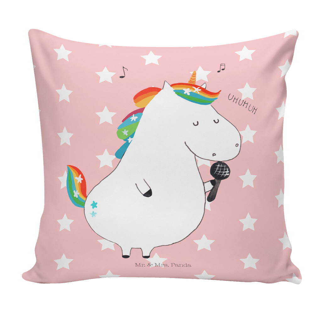 40x40 Kissen Einhorn Sänger Kissenhülle, Kopfkissen, Sofakissen, Dekokissen, Motivkissen, Einhorn, Einhörner, Einhorn Deko, Pegasus, Unicorn, Glitzer, Konfetti, Party, Geburtstag, Feier, Fest, Disco, Sängerin, Sänger, Freundin