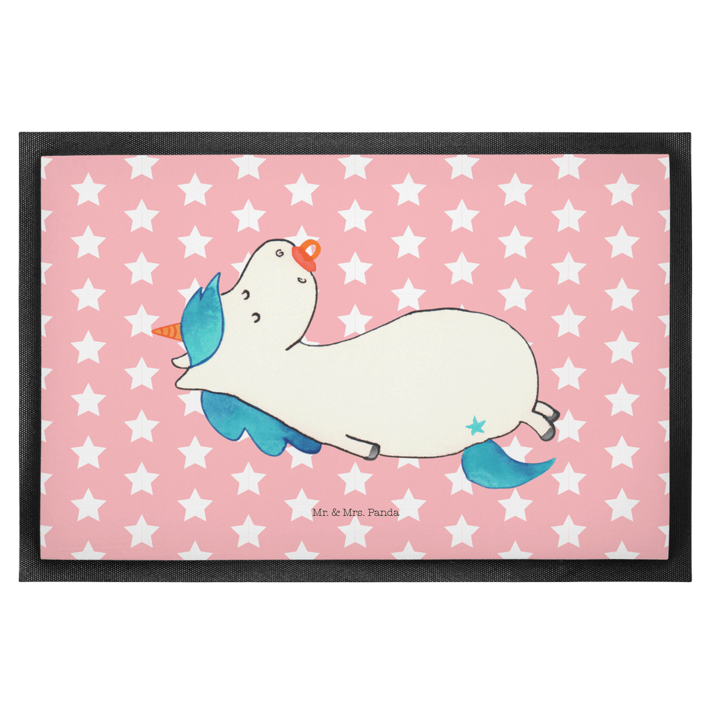 Fußmatte Einhorn Schnullie Einhörner, Unicorn, Einhorn, Baby, Kleinkind, Geburt, Geburtstag, Säugling, Schnuller, Geschenk Geburt, Mutter, Mama Türvorleger, Schmutzmatte, Fußabtreter, Matte, Schmutzfänger, Fußabstreifer, Schmutzfangmatte, Türmatte, Motivfußmatte,  Haustürmatte, Vorleger  Einhorn, Einhörner, Einhorn Deko, Pegasus, Unicorn
