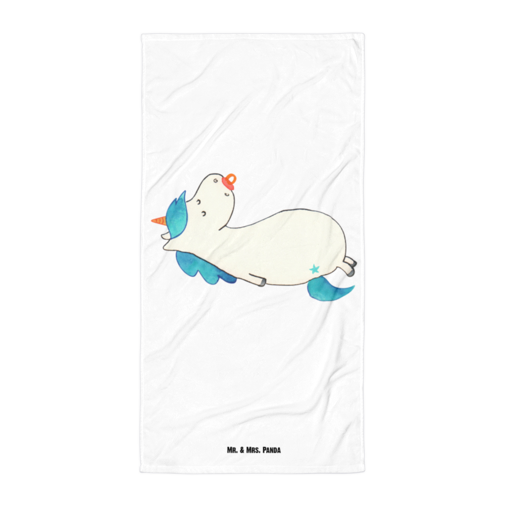 XL Badehandtuch Einhorn Schnullie Handtuch, Badetuch, Duschtuch, Strandtuch, Saunatuch, Einhorn, Einhörner, Einhorn Deko, Pegasus, Unicorn, Baby, Kleinkind, Geburt, Geburtstag, Säugling, Schnuller, Geschenk Geburt, Mutter, Mama