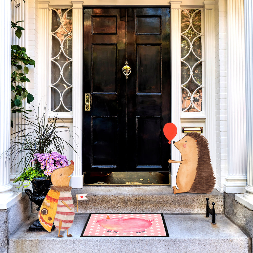 Fußmatte Einhorn Schweinhorn Einhorn, Einhörner, Unicorn, Party, Spaß, Schwein, Schweinhorn, Bauer, witzig. lustig, Spruch, geschenk, Pig, Piggy, funny, english, englisch Türvorleger, Schmutzmatte, Fußabtreter, Matte, Schmutzfänger, Fußabstreifer, Schmutzfangmatte, Türmatte, Motivfußmatte,  Haustürmatte, Vorleger  Einhorn, Einhörner, Einhorn Deko, Pegasus, Unicorn