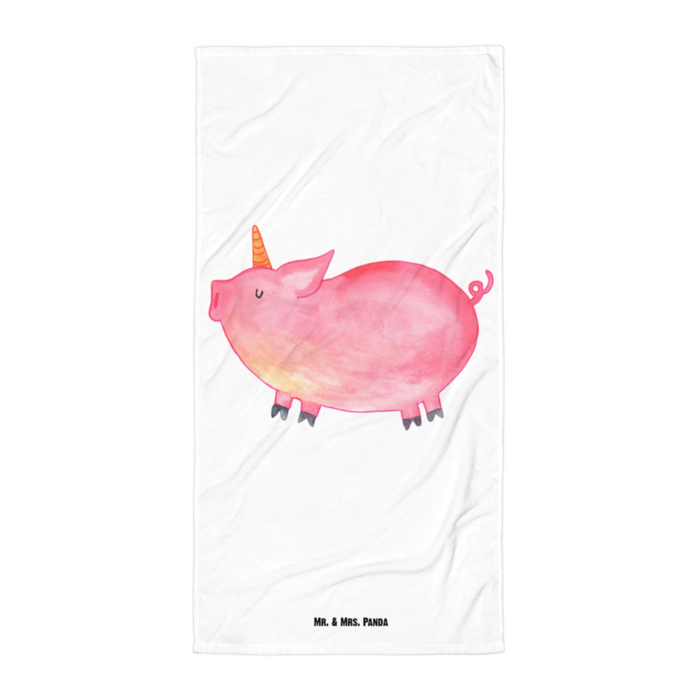 XL Badehandtuch Einhorn Schweinhorn Handtuch, Badetuch, Duschtuch, Strandtuch, Saunatuch, Einhorn, Einhörner, Einhorn Deko, Pegasus, Unicorn, Party, Spaß, Schwein, Schweinhorn, Bauer, witzig. lustig, Spruch, geschenk, Pig, Piggy, funny, english, englisch