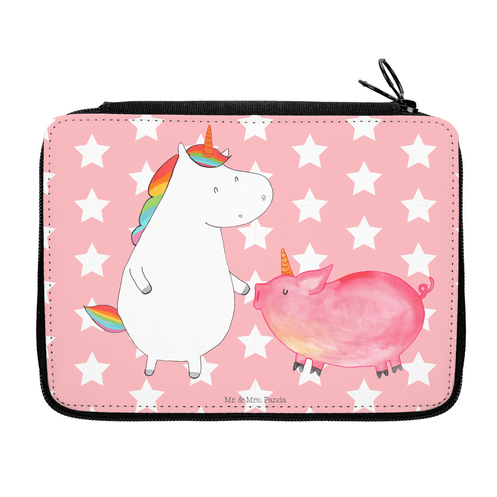 Federmappe Einhorn + Schweinhorn Federmappe, Stiftetasche, Stifte Etui, Schule, Einschulung, Geschenk, Kind, Schüler, Schülerin, Stifterolle, Federmäppchen, Motiv, Grundschule, Federmäppchen bedruckt, Büro Stifte Etui, Bestückte Federmappe, Kinder Federmappe, Federmappe Einschulung, Einhorn, Einhörner, Einhorn Deko, Pegasus, Unicorn, Freundschaft, Schweinhorn, Schwein, Freundin, Schweinchen