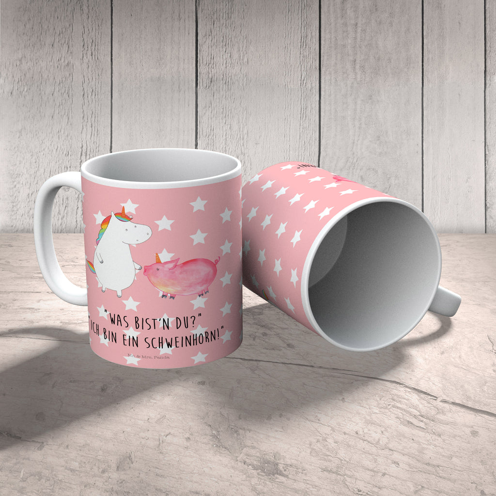 Kindertasse Einhorn + Schweinhorn Kunststoff Tasse, Kindergarten, Tasse, Trinkbecher, Camping Becher, Kaffeetasse, Kunststoffbecher, Kindergartenbecher, Outdoorgeschirr, Kunststoffgeschirr, Reisebecher, Reisetasse, Kinderbecher, Einhorn, Einhörner, Einhorn Deko, Pegasus, Unicorn, Freundschaft, Schweinhorn, Schwein, Freundin, Schweinchen