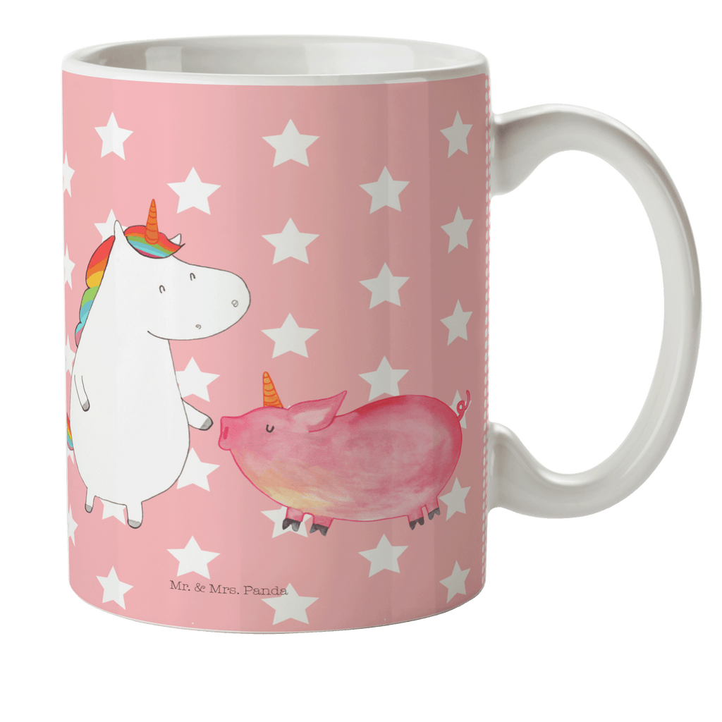 Kindertasse Einhorn + Schweinhorn Kunststoff Tasse, Kindergarten, Tasse, Trinkbecher, Camping Becher, Kaffeetasse, Kunststoffbecher, Kindergartenbecher, Outdoorgeschirr, Kunststoffgeschirr, Reisebecher, Reisetasse, Kinderbecher, Einhorn, Einhörner, Einhorn Deko, Pegasus, Unicorn, Freundschaft, Schweinhorn, Schwein, Freundin, Schweinchen