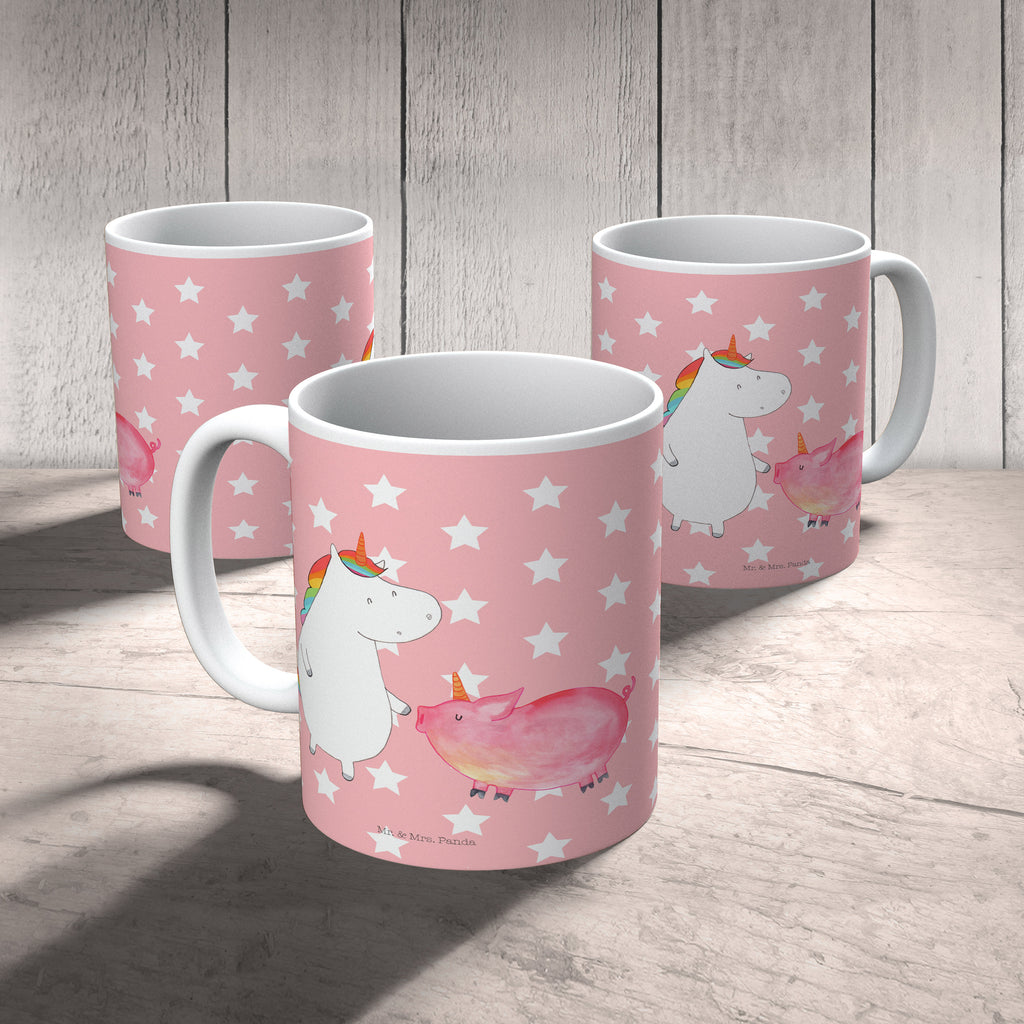 Kindertasse Einhorn + Schweinhorn Kunststoff Tasse, Kindergarten, Tasse, Trinkbecher, Camping Becher, Kaffeetasse, Kunststoffbecher, Kindergartenbecher, Outdoorgeschirr, Kunststoffgeschirr, Reisebecher, Reisetasse, Kinderbecher, Einhorn, Einhörner, Einhorn Deko, Pegasus, Unicorn, Freundschaft, Schweinhorn, Schwein, Freundin, Schweinchen